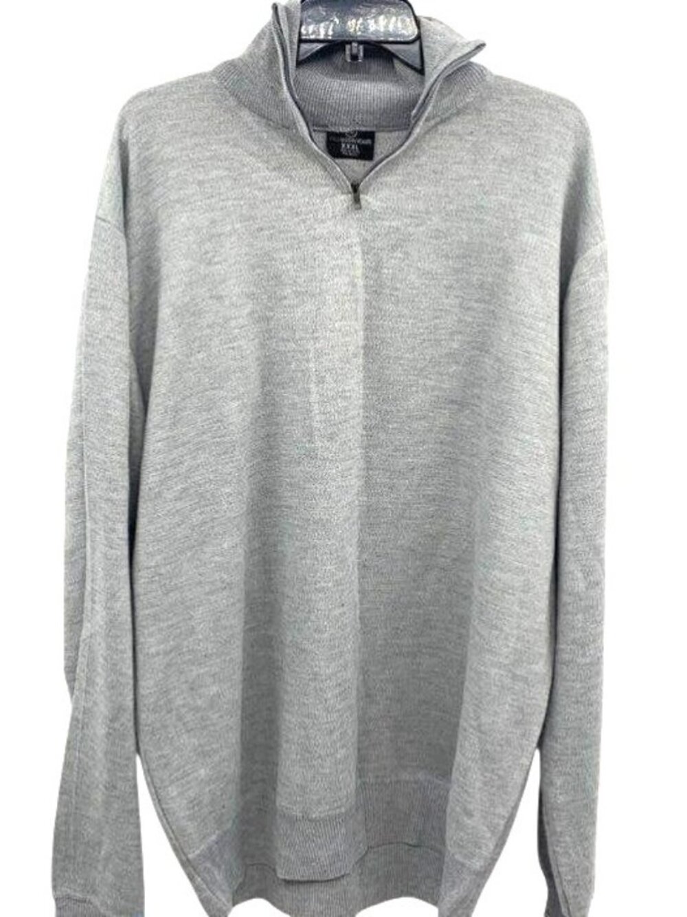 Real Essentials Gray 1/4 Zip Sweater NWT Size 3XL